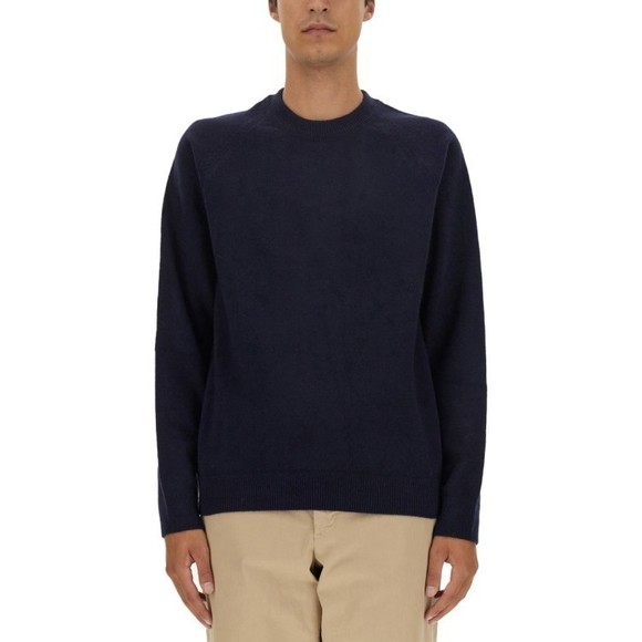 Ps Paul Smith Relaxed Fit Crew Neck Merino Wool Sweater - NWT - Picture 1 of 4